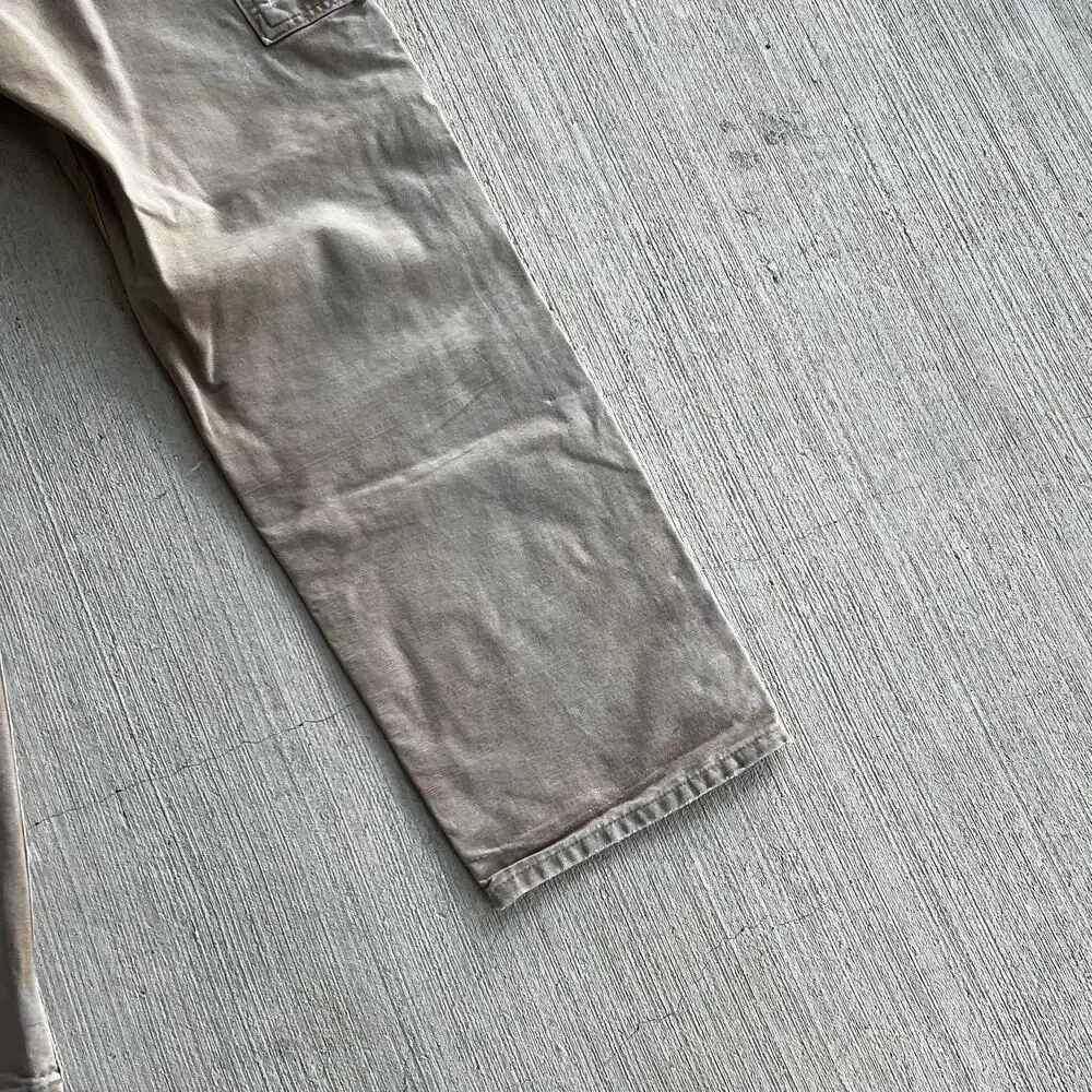 Carhartt faded brown double knee work wear carpenter pants